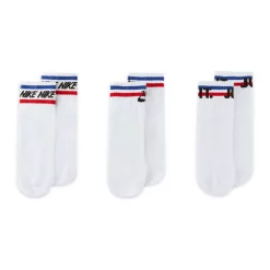 Men's Nike 3-Pack Everyday Essential Ankle Socks -Outdoor Clothing Sales 5593524 White