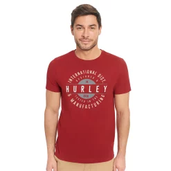 Men's Hurley Graphic Tees -Outdoor Clothing Sales 5596031 Maroon