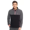 Men's Hurley 90s Quarter Zip Polar Fleece Jacket -Outdoor Clothing Sales 5597907 Ion Grey