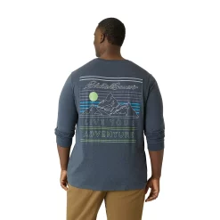 Big & Tall Eddie Bauer Graphic Tee -Outdoor Clothing Sales 5598637 Storm