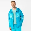 Men's Tek Gear® Windbreaker Jacket -Outdoor Clothing Sales 5614924 Teal Vertical Dye