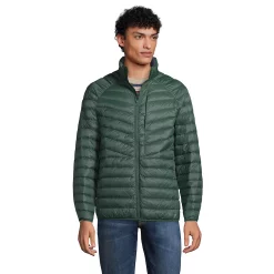Men's Lands' End Packable Puffer Jacket -Outdoor Clothing Sales 5619802 Woodland Green