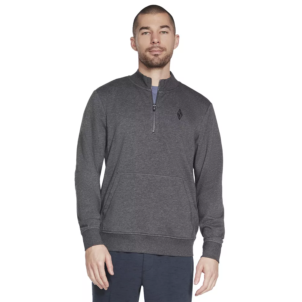 Men's Skechers® Hoodless Hoodie 1/4 Zip 4 Men's Skechers® Hoodless Hoodie 1/4 Zip - Image 2