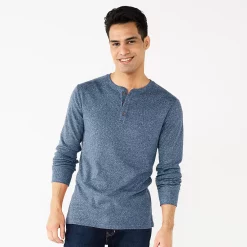Men's Apt. 9® Core Henley Top 17 Men's Apt. 9® Core Henley Top -Outdoor Clothing Sales 5639564 Medium Blue