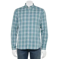 Men's Sonoma Goods For LifeĀ® Perfect-Length Button-Down Shirt