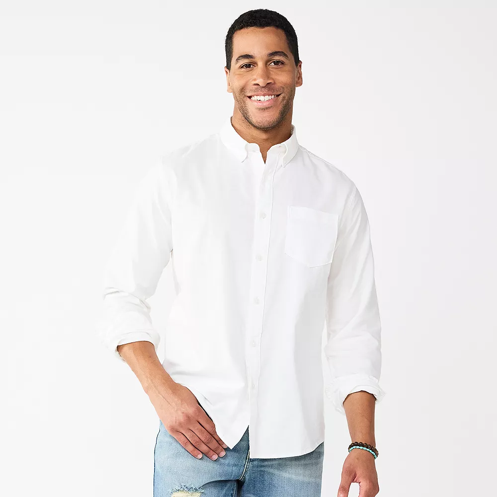 Men's Sonoma Goods For Life® Perfect-Length Button-Down Shirt 8 Men's Sonoma Goods For Life® Perfect-Length Button-Down Shirt - Image 6