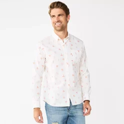 Men's Sonoma Goods For Life® Perfect-Length Button-Down Shirt 22 Men's Sonoma Goods For Life® Perfect-Length Button-Down Shirt -Outdoor Clothing Sales 5642085 Plants