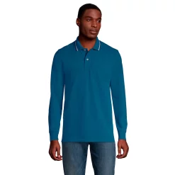 Big & Tall Lands' End Comfort-First Mesh Polo -Outdoor Clothing Sales 5642602 Evening Blue