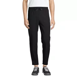 Men's Lands' End Slim-Fit Knit Performance Jogger Pants -Outdoor Clothing Sales 5643179 Black