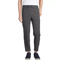 Men's Lands' End Slim-Fit Knit Performance Jogger Pants -Outdoor Clothing Sales 5643179 Charcoal