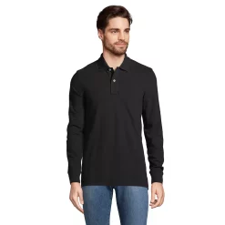 Big & Tall Lands' End Comfort-First Mesh Polo -Outdoor Clothing Sales 5643372 Black