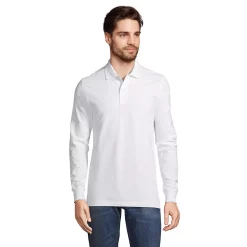 Big & Tall Lands' End Comfort-First Mesh Polo -Outdoor Clothing Sales 5643372 White