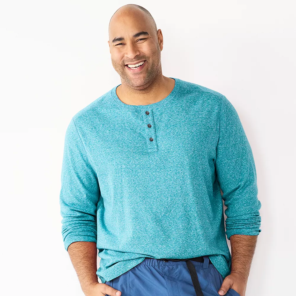 Big & Tall Apt. 9® Core Henley Top 5 Big & Tall Apt. 9® Core Henley Top - Image 3