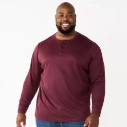 Big & Tall Apt. 9® Core Henley Top 22 Big & Tall Apt. 9® Core Henley Top -Outdoor Clothing Sales 5644149 Maroon