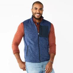Men's Sonoma Goods For Life® Fleece Vest -Outdoor Clothing Sales 5644434 Sadie Stream