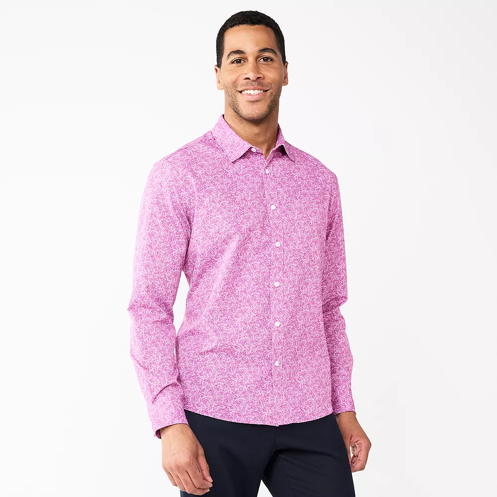 Men's Apt. 9® Slim Untucked-Fit Athleisure Tech Shirt 3 Men's Apt. 9® Slim Untucked-Fit Athleisure Tech Shirt