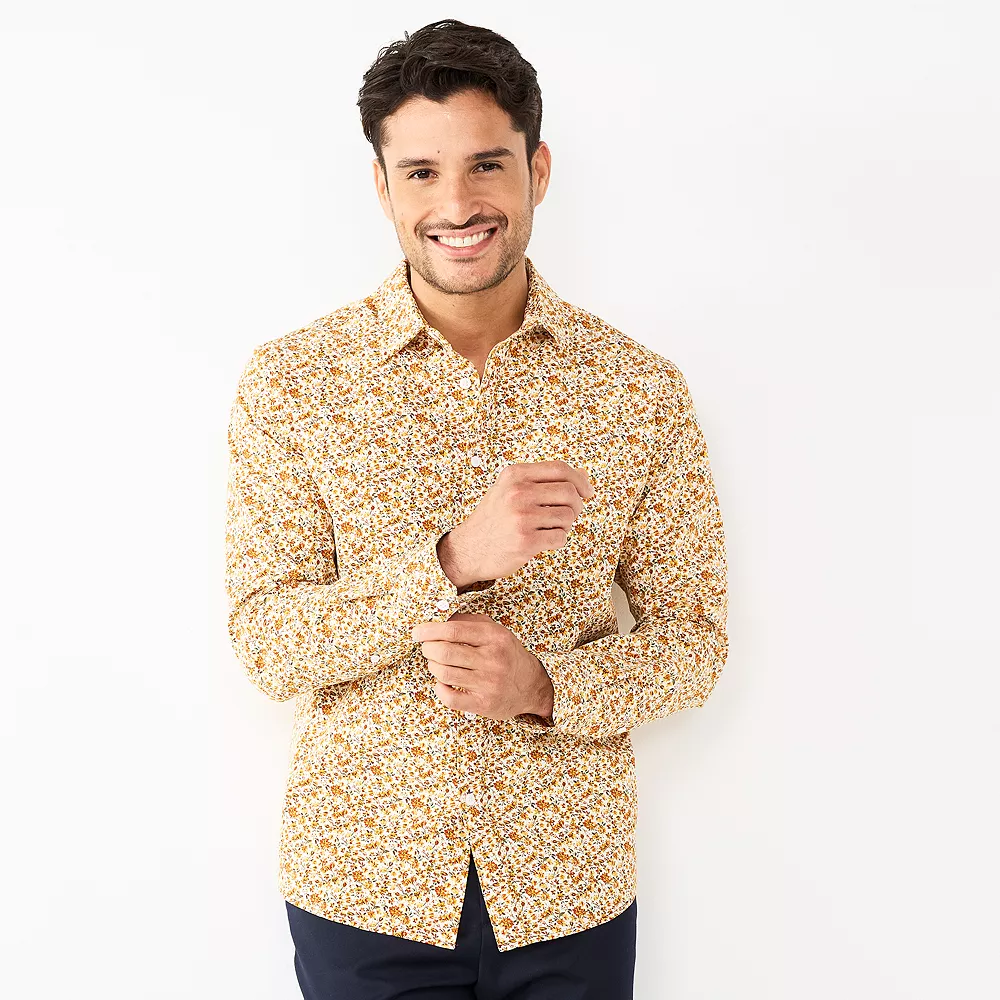 Men's Apt. 9® Slim Untucked-Fit Athleisure Tech Shirt 7 Men's Apt. 9® Slim Untucked-Fit Athleisure Tech Shirt - Image 5