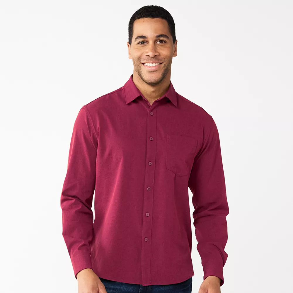 Men's Apt. 9® Slim Untucked-Fit Athleisure Tech Shirt 13 Men's Apt. 9® Slim Untucked-Fit Athleisure Tech Shirt - Image 11