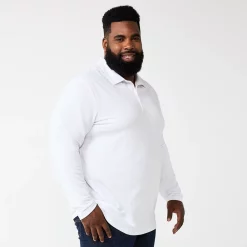 Big & Tall Apt. 9® Interlock Polo -Outdoor Clothing Sales 5667047 Modern White