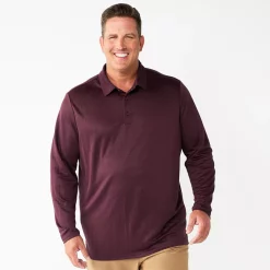Big & Tall Apt. 9® Interlock Polo -Outdoor Clothing Sales 5667047 Old Rose