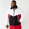 Big & Tall Tek Gear® Warm-Up Jacket -Outdoor Clothing Sales 5669563 Red White Black