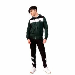 Green/Black Mens Tracksuit