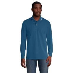 Men's Lands' End Comfort First Mesh Polo -Outdoor Clothing Sales 5684537 Evening Blue