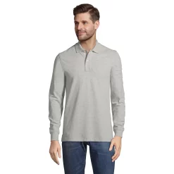 Men's Lands' End Comfort First Mesh Polo -Outdoor Clothing Sales 5684537 Gray Heather