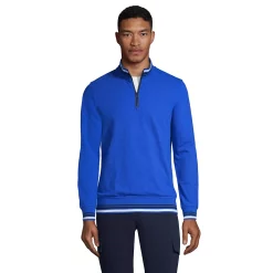 Men's Lands' End Comfort First Mesh Quarter-Zip Top -Outdoor Clothing Sales 5684540 Royal Cobalt