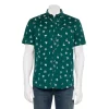 Men's Sonoma Goods For Life® Perfect-Length Button-Down Shirt -Outdoor Clothing Sales 5690253 Green Zodiac