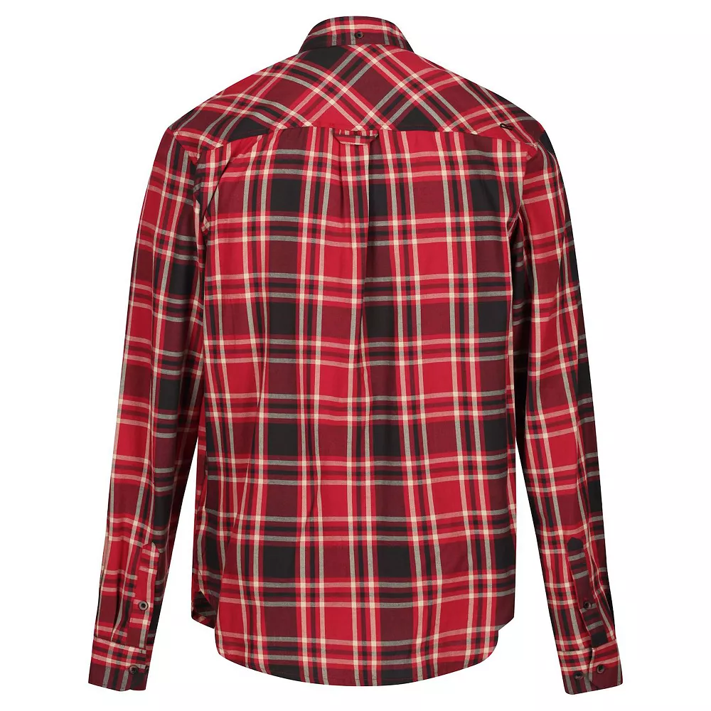 Regatta Great Outdoors Mens Lazare Long Sleeve Checked Shirt 4 Regatta Great Outdoors Mens Lazare Long Sleeve Checked Shirt - Image 2