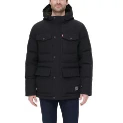 Men's Levi's® Four Pocket Hooded Parka -Outdoor Clothing Sales 5697512 ALT2