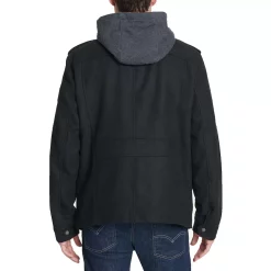 Men's Levi's Wool-Blend Hooded Military Jacket -Outdoor Clothing Sales 5697516 ALT