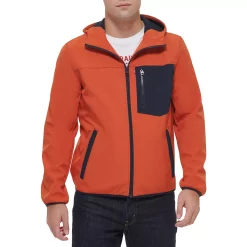 Men's Levi's® Soft Shell Performance Jacket -Outdoor Clothing Sales 5698039 Deep Orange