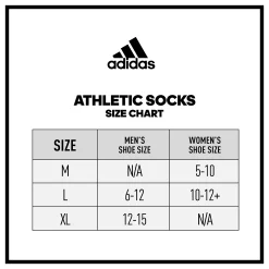 Adidas Men's Blocked Linear II 3-Pack Quarter Socks -Outdoor Clothing Sales 5720070 ALT99