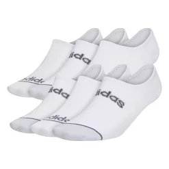 Men's adidas 6-Pack Linear Superlite III Super No-Show Socks 10 Men's adidas 6-Pack Linear Superlite III Super No-Show Socks -Outdoor Clothing Sales 5720074 White Gray
