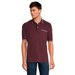 Big & Tall Lands' End Comfort-First Mesh Polo -Outdoor Clothing Sales 5743658 Aged Wine
