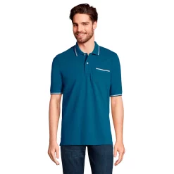 Big & Tall Lands' End Comfort-First Mesh Polo -Outdoor Clothing Sales 5743658 Evening Blue