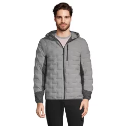 Big & Tall Lands' End Insulated Double-Weave Down Jacket 7 Big & Tall Lands' End Insulated Double-Weave Down Jacket -Outdoor Clothing Sales 5746197 Ultimate Gray