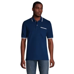 Men's Lands' End Comfort-First Mesh Polo -Outdoor Clothing Sales 5747116 Deep Sea Navy