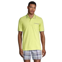 Men's Lands' End Comfort-First Mesh Polo -Outdoor Clothing Sales 5747116 Lemon Lime