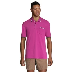 Men's Lands' End Comfort-First Mesh Polo -Outdoor Clothing Sales 5747116 Violet Rose