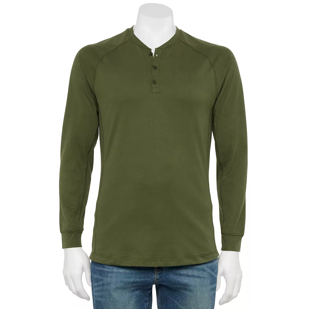 Men's Caliville Organic Cotton Blend Henley 6 Men's Caliville Organic Cotton Blend Henley - Image 4
