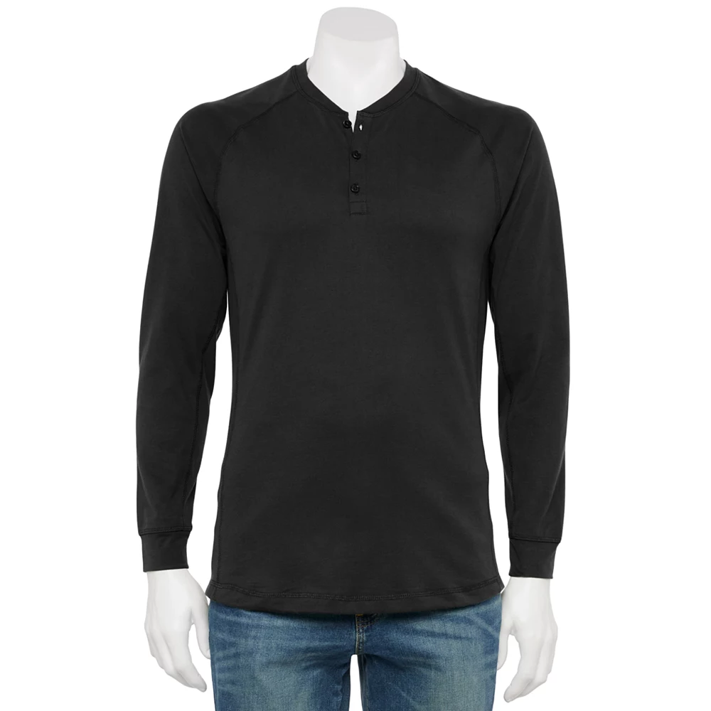 Men's Caliville Organic Cotton Blend Henley 7 Men's Caliville Organic Cotton Blend Henley - Image 5