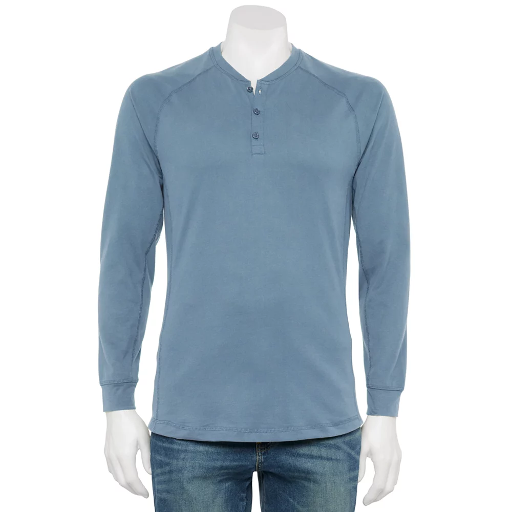 Men's Caliville Organic Cotton Blend Henley 3 Men's Caliville Organic Cotton Blend Henley