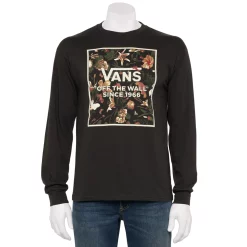 Men's Vans® Long Sleeve Graphic Tee -Outdoor Clothing Sales 5770807 Black