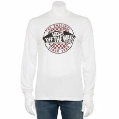 Men's Vans® Long Sleeve Graphic Tee -Outdoor Clothing Sales 5770807 White