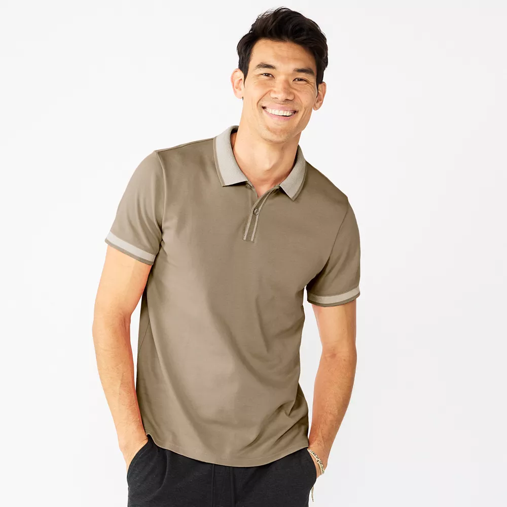 Men's Apt. 9® Ribbed Collar Polo 5 Men's Apt. 9® Ribbed Collar Polo - Image 3