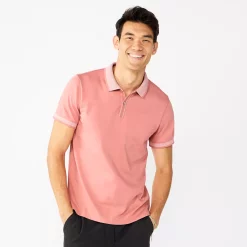 Men's Apt. 9® Ribbed Collar Polo 12 Men's Apt. 9® Ribbed Collar Polo -Outdoor Clothing Sales 5776418 Floating Rose