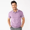 Men's Apt. 9® Ribbed Collar Polo 2 Men's Apt. 9® Ribbed Collar Polo -Outdoor Clothing Sales 5776418 Lilac Mountain